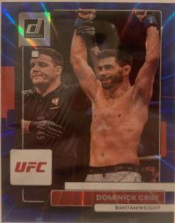 Dominick Cruz 2023 Panini Donruss UFC Base #140 Blue Laser