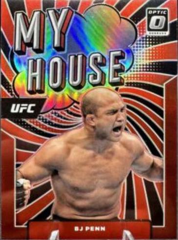 BJ Penn 2022 Panini Donruss Optic UFC My House #17 Red