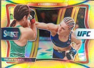 Felice Herrig 2021 Panini Select UFC Octagonside #279 Black Disco