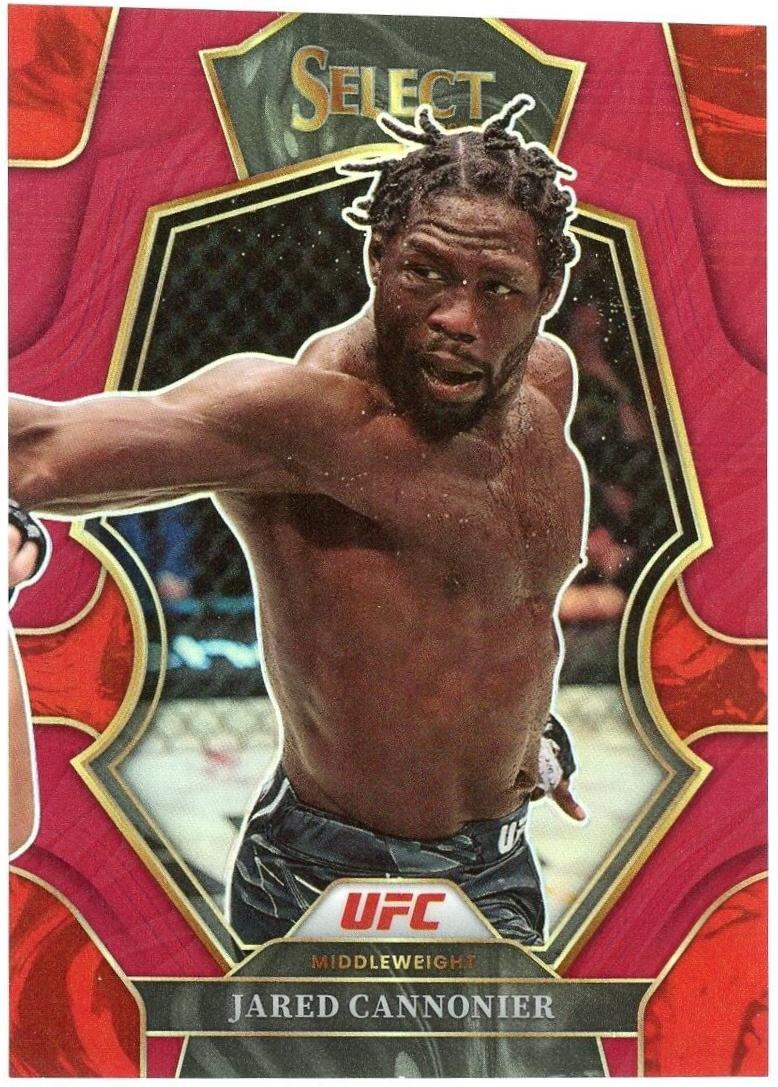 Jared Cannonier 2023 Panini Select UFC Premier Level #193 Maroon