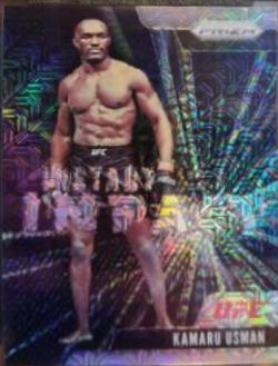 Kamaru Usman 2021 Panini Prizm UFC Instant Impact #6 Mojo