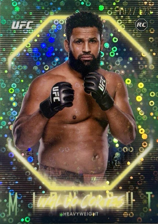 Waldo Cortes Acosta 2025 Topps Midnight UFC Base #93 Morning