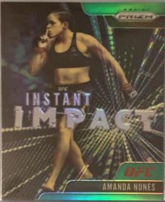Amanda Nunes 2021 Panini Prizm UFC Instant Impact #24 Silver