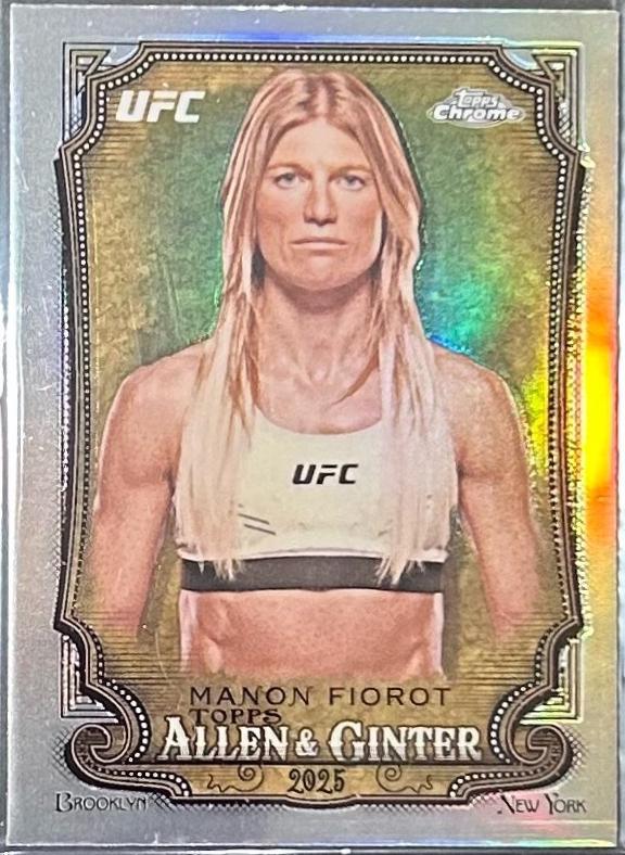 Manon Fiorot 2025 Topps Chrome UFC Allen & Ginter #AAG-9 Refractor