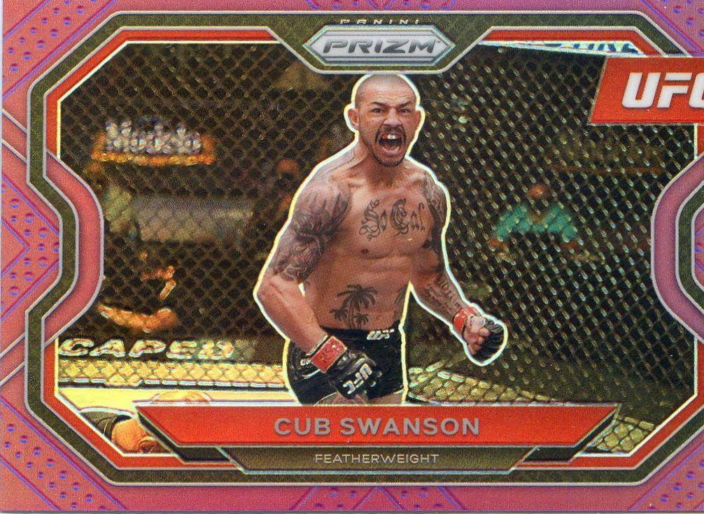 Cub Swanson 2021 Panini Prizm UFC Base #136 Purple
