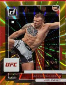 Jack Hermansson 2023 Panini Donruss UFC Base #112 Gold Laser