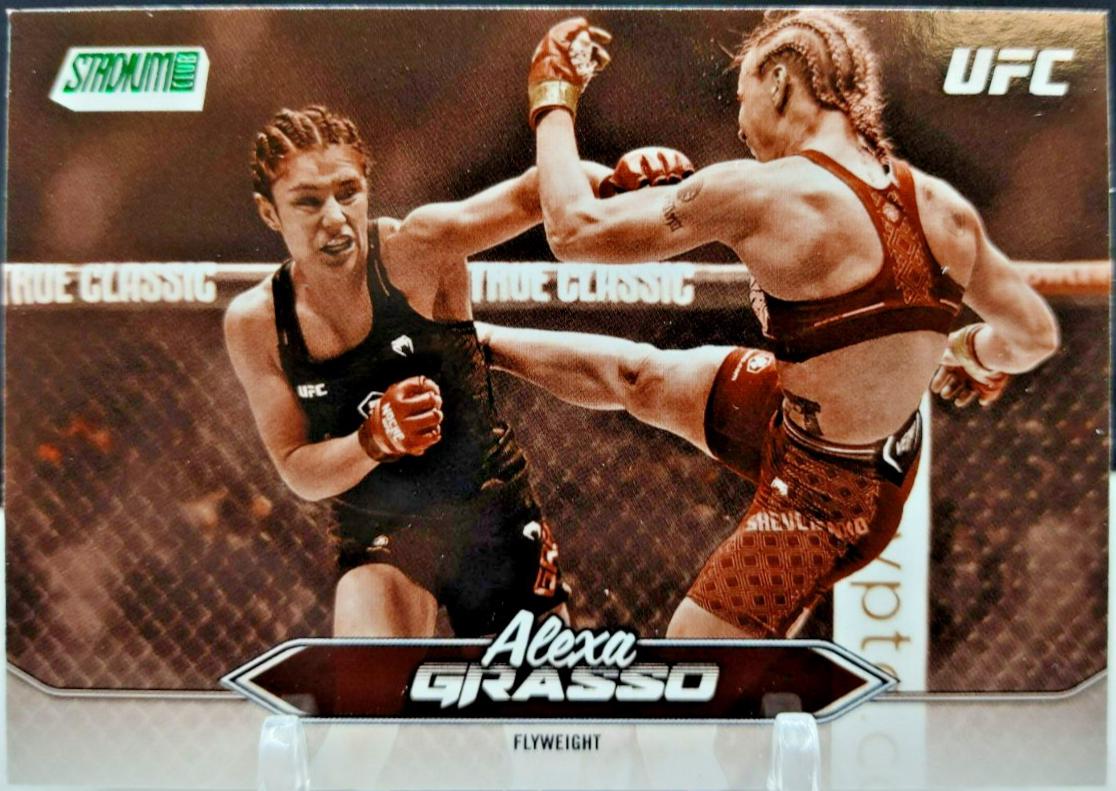 Alexa Grasso 2025 Topps Stadium Club UFC Base #123 Sepia