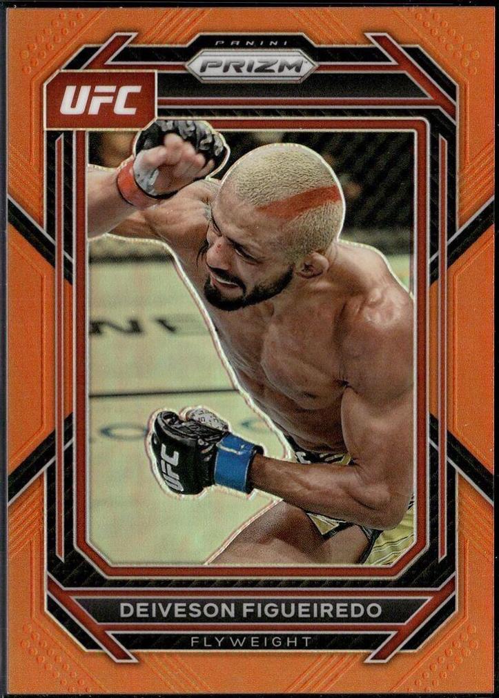 Deiveson Figueiredo 2023 Panini Prizm UFC Base #165 Orange