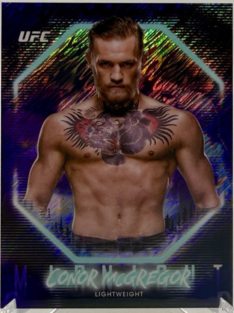Conor McGregor 2025 Topps Midnight UFC Base #15 Midnight