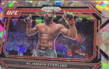 Aljamain Sterling 2023 Panini Prizm UFC Base #56 Ice