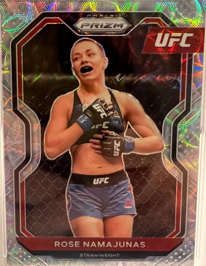 Rose Namajunas 2021 Panini Prizm UFC Base #31 Premium