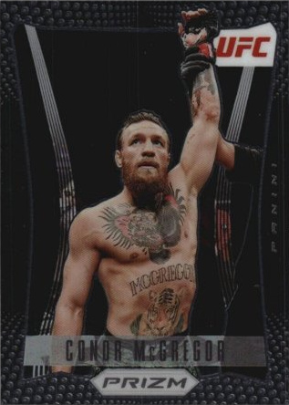Conor McGregor 2022 Panini Prizm UFC Prizm Flashback #7 Black