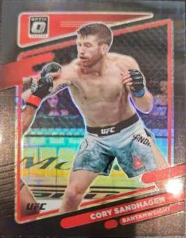 Cory Sandhagen 2022 Panini Donruss Optic UFC Base #8 Black Pandora
