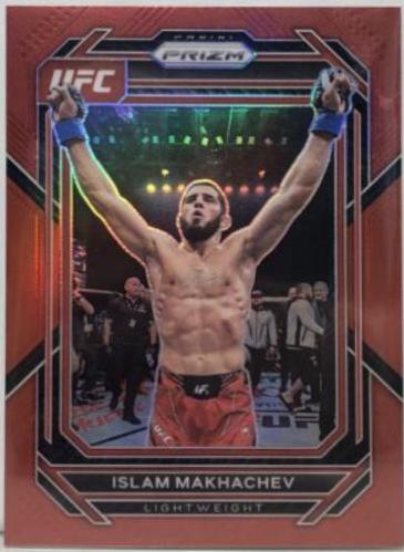 Islam Makhachev 2023 Panini Prizm UFC Base #177 Red