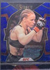 Valentina Shevchenko 2023 Panini Select UFC Octagonside #229 Blue Disco