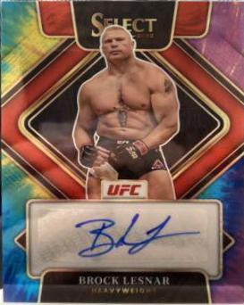 Brock Lesnar 2022 Panini Select UFC Signatures #25 Black