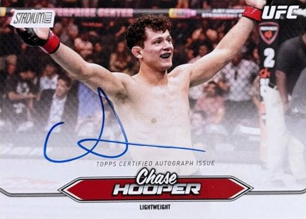 Chase Hooper 2025 Topps Stadium Club UFC Base Autographs #BCA-CHR Rainbow