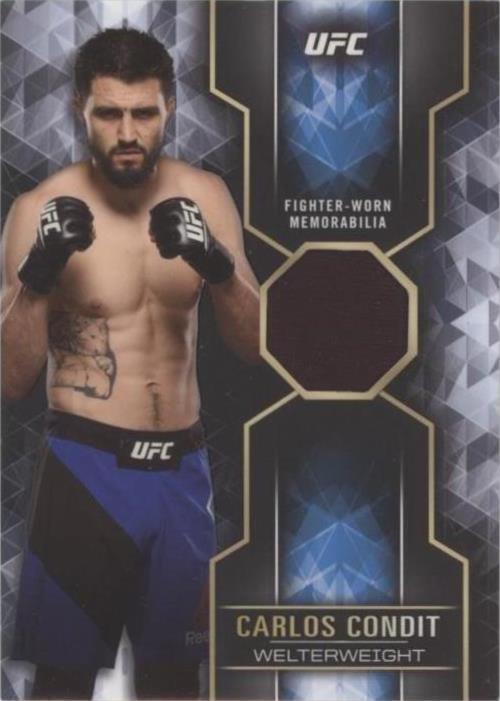 Carlos Condit 2017 Topps UFC Knockout Knockout Relics #KR-CC Blue