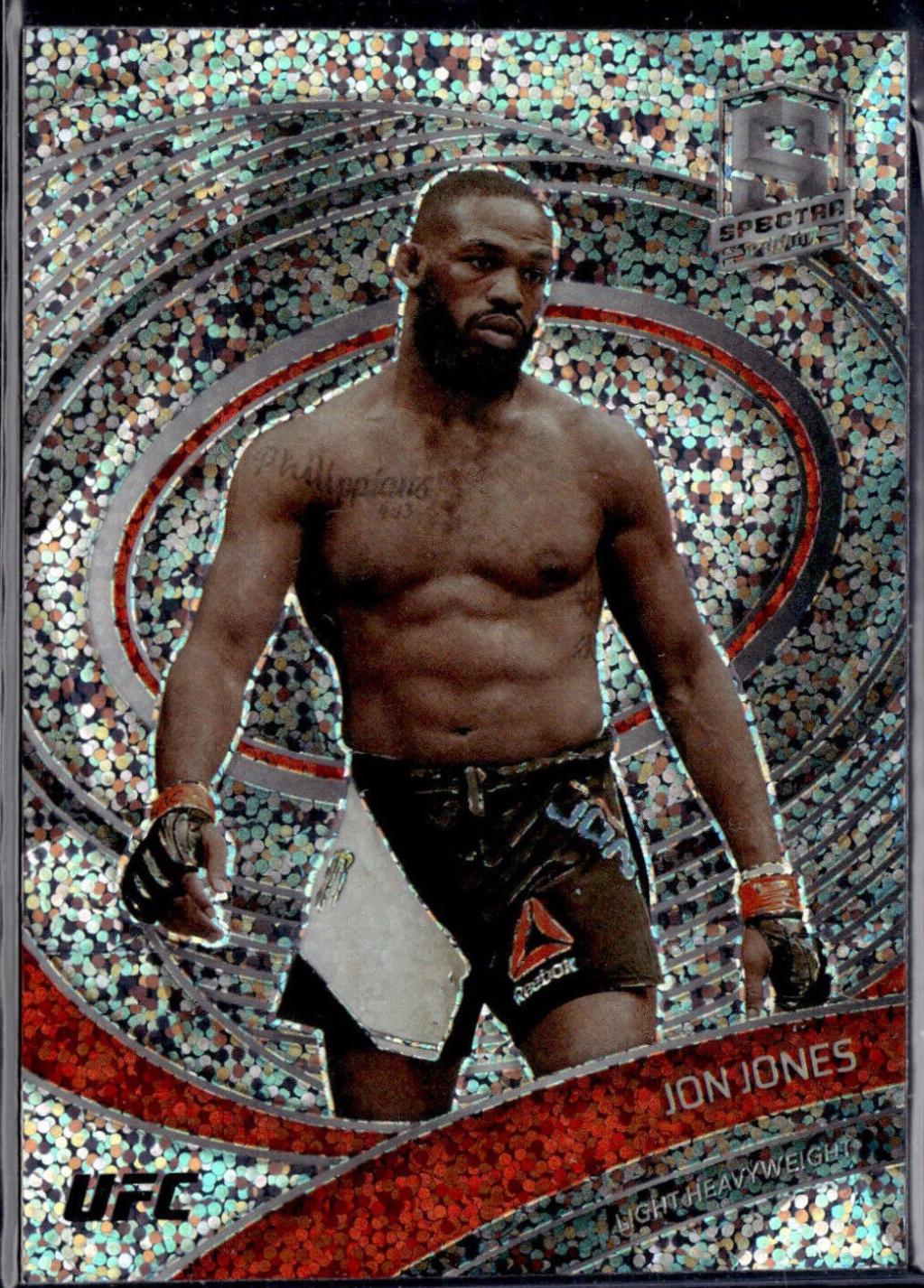 Jon Jones 2021 Panini Chronicles UFC Base Spectra #288 White Sparkle