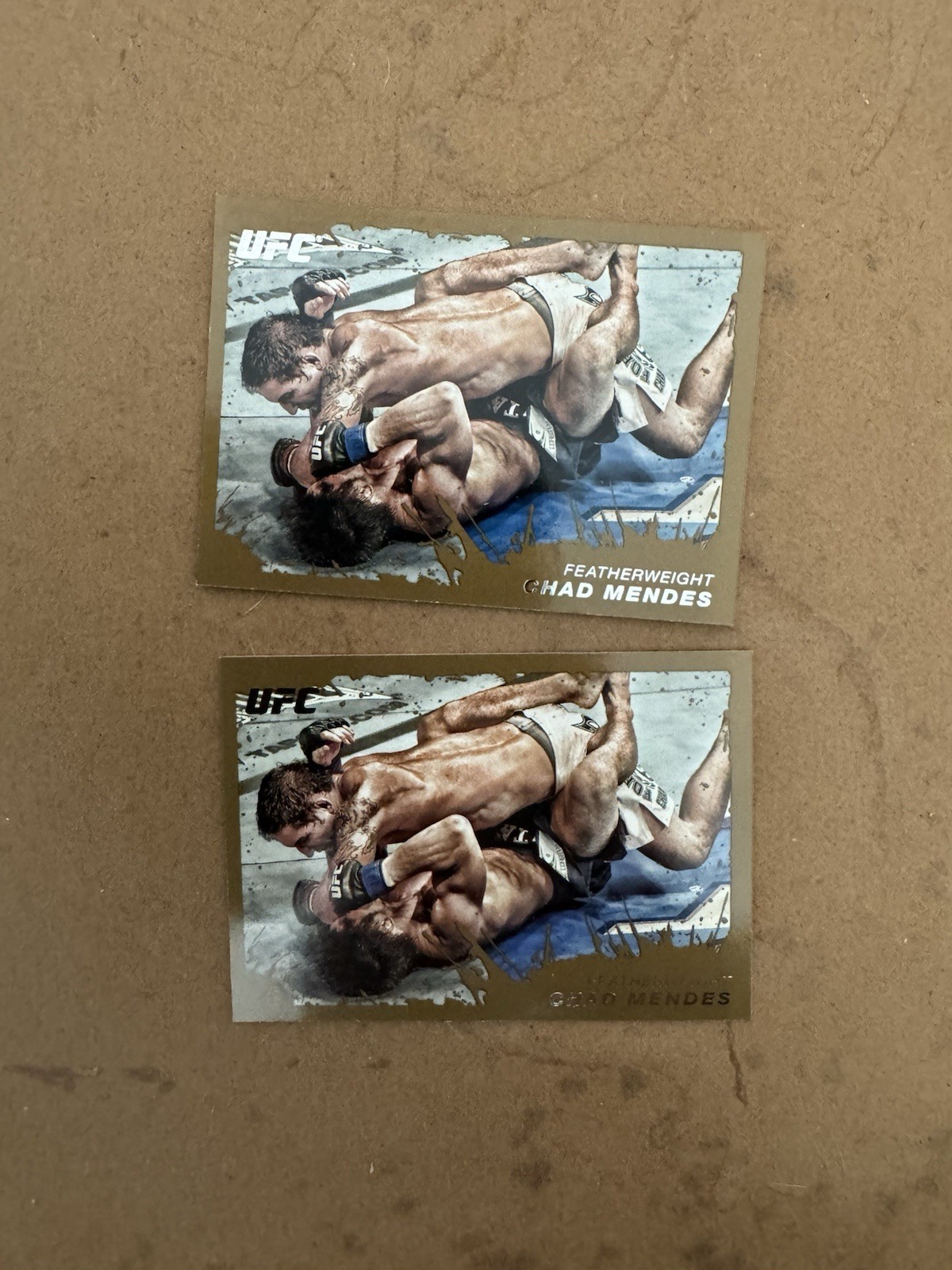 Chad Mendes 2011 Topps UFC Moment of Truth Base #72 Gold