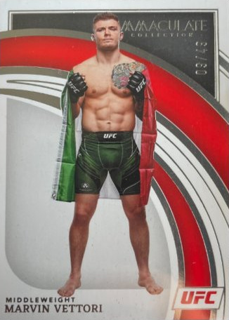 Marvin Vettori 2022 Panini Immaculate UFC Base #60 Platinum