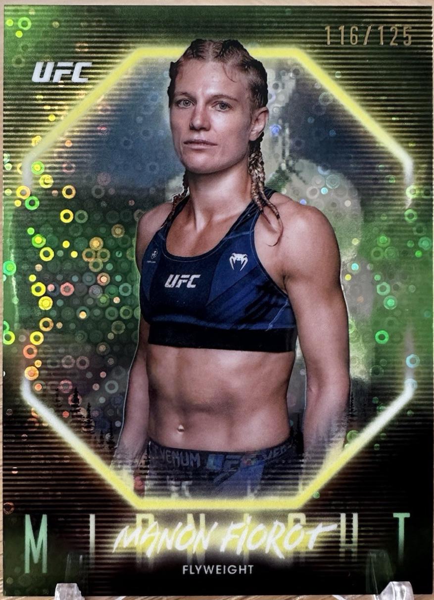 Manon Fiorot 2025 Topps Midnight UFC Base #81 Morning