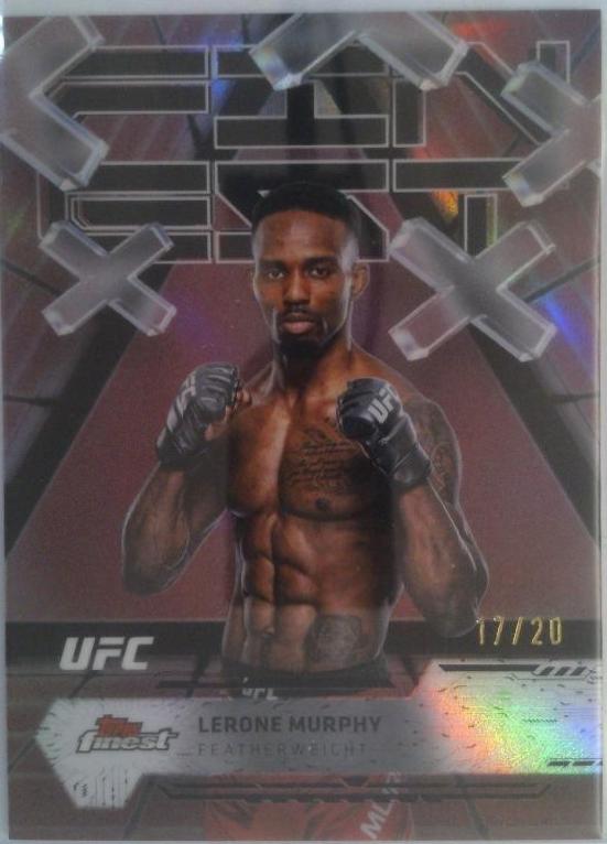 Lerone Murphy 2025 Topps Finest UFC Base Common #68 Red Black Vapor Refractor
