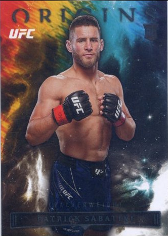 Patrick Sabatini 2023 Panini Chronicles UFC Base Origins #131 Platinum