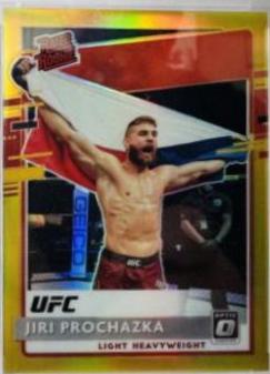 Jiri Prochazka 2021 Panini Chronicles UFC Base Optic Rated Rookies #208 Gold