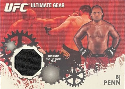 BJ Penn 2010 Topps UFC Ultimate Gear Relics #UG-BP Red