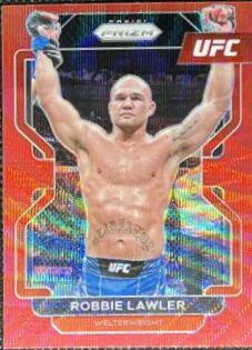 Robbie Lawler 2022 Panini Prizm UFC Base #167 Ruby Wave