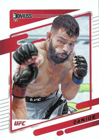 Dan Ige 2022 Panini Donruss UFC Base #139 Silver