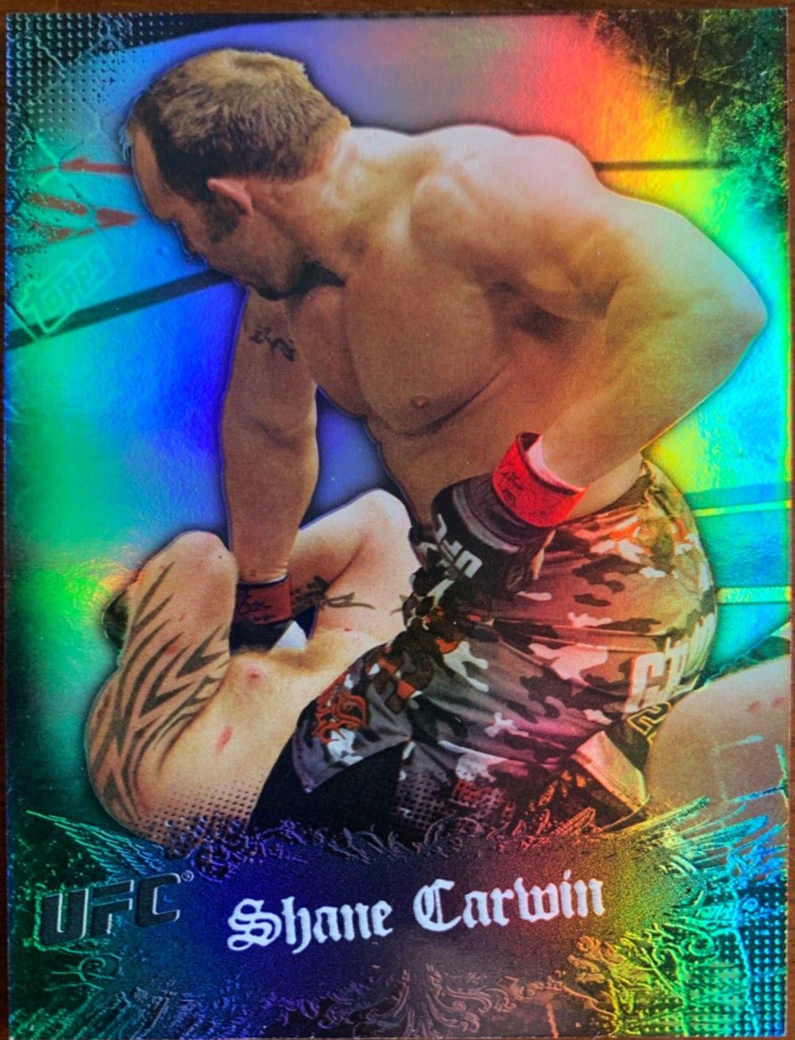 Shane Carwin 2010 Topps UFC Main Event Base #91 Black