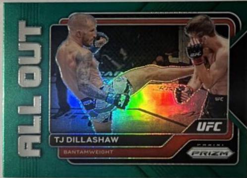 TJ Dillashaw 2023 Panini Prizm UFC All Out #16 Green
