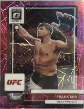 Frank Mir 2023 Panini Donruss Optic UFC Base #22 Pink Velocity