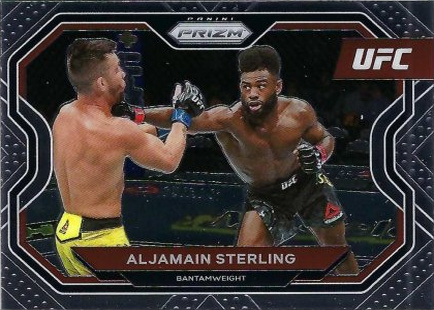 Aljamain Sterling 2021 Panini Prizm UFC Base #152 Gold