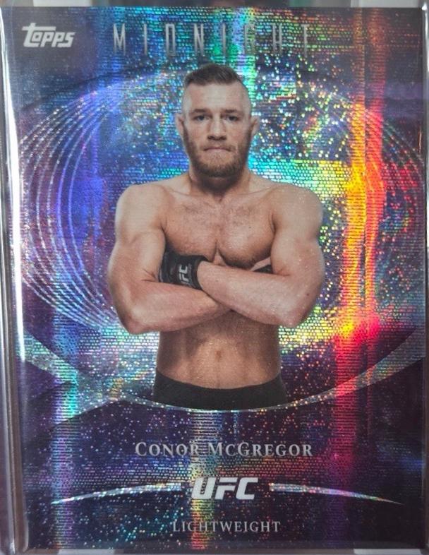 Conor McGregor 2026 Topps Midnight UFC Base #50 Moon Beam