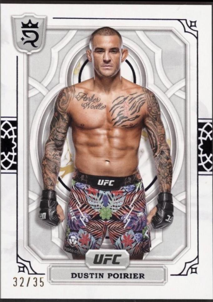 Dustin Poirier 2024 Topps Royalty UFC Base #19 Purple