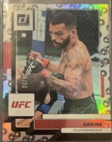 Dan Ige 2023 Panini Donruss UFC Base #80 30th Anniversary