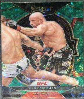 Mark Coleman 2023 Panini Select UFC Concourse #79 Green Disco