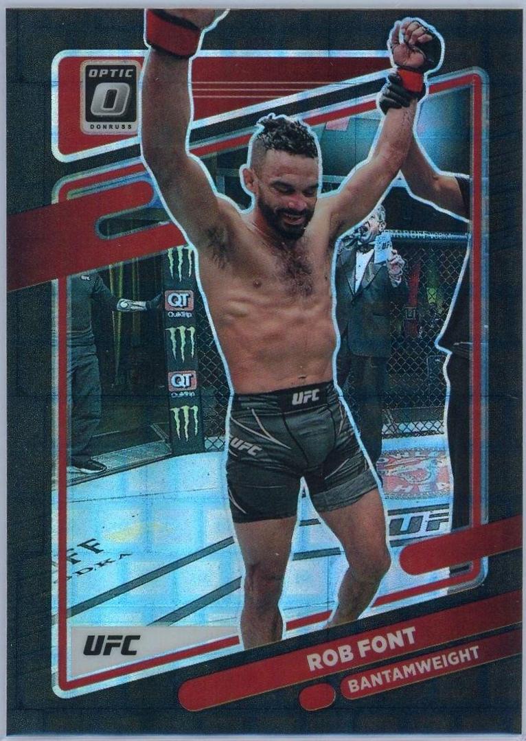 Rob Font 2022 Panini Donruss Optic UFC Base #18 Black Pandora