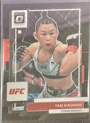 Yan Xiaonan 2023 Panini Donruss Optic UFC Base #48 Black Velocity