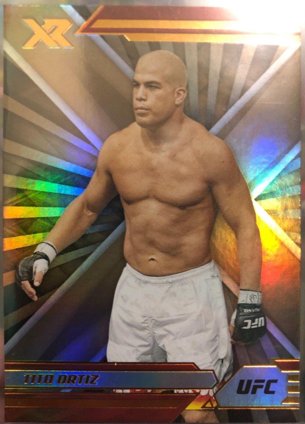 Tito Ortiz 2022 Panini Chronicles UFC Base XR #295 Gold