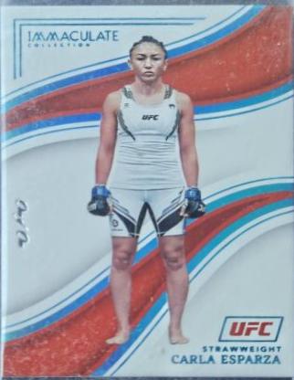 Carla Esparza 2023 Panini Immaculate Collection UFC Base #4 Platinum