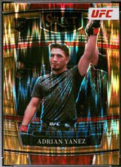 Adrian Yanez 2022 Panini Select UFC Concourse #59 Gold Flash