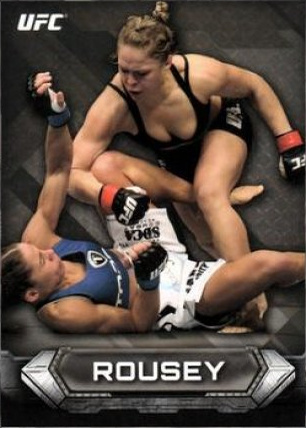 Ronda Rousey 2014 Topps UFC Knockout Base #31 Mat Stock