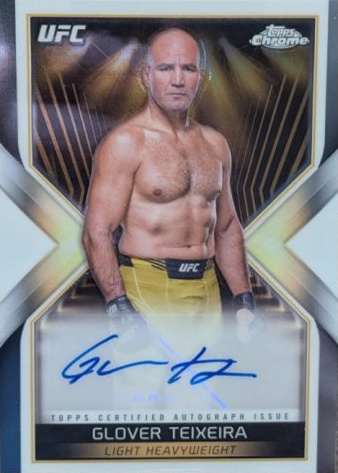 Glover Teixeira 2024 Topps Chrome UFC Main Event Autographs #MEA-GTE Superfractor