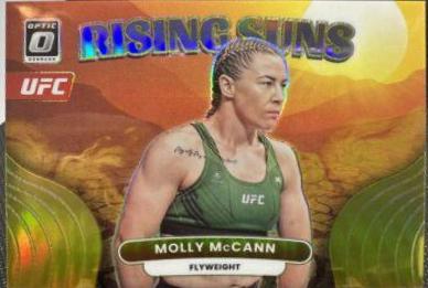 Molly McCann 2023 Panini Donruss Optic UFC Rising Suns #14 Gold