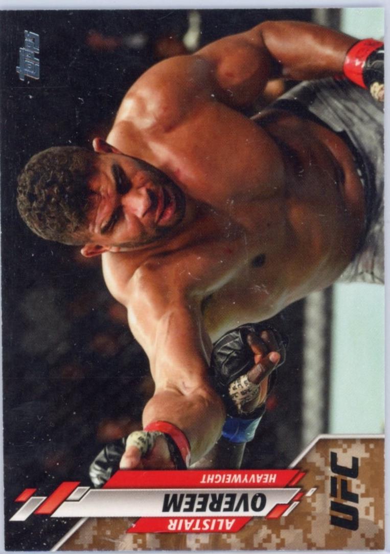 Alistair Overeem 2020 Topps UFC Base #43 Camo