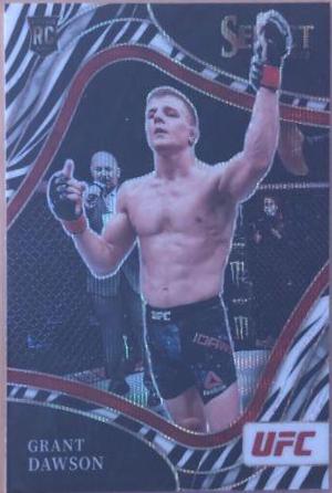 Grant Dawson 2022 Panini Select UFC Octagonside #252 Zebra